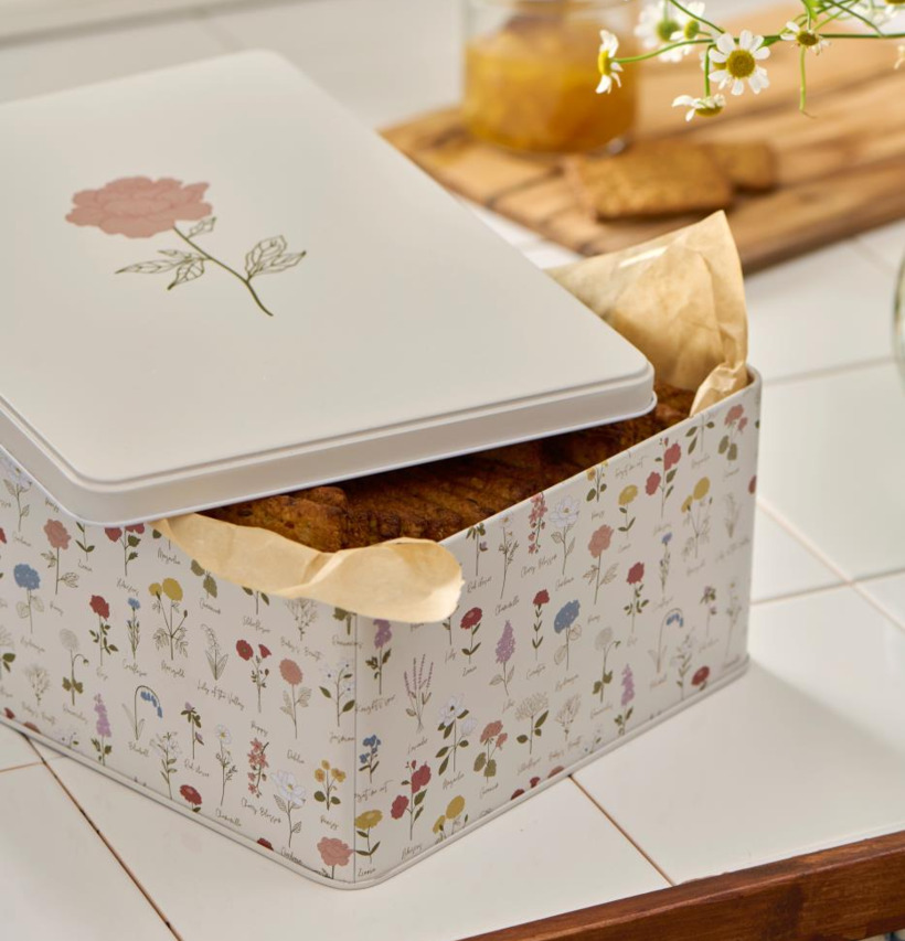 Plåtburk Ma's Garden Offwhite IB Laursen Plåtburkar Metallburkar