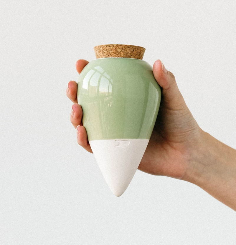 Bevattning Olla Grön Pepin Självbevattnare Självbevattning Bevattningsglas Droppvattnare Droppbevattnare Droppbevattning