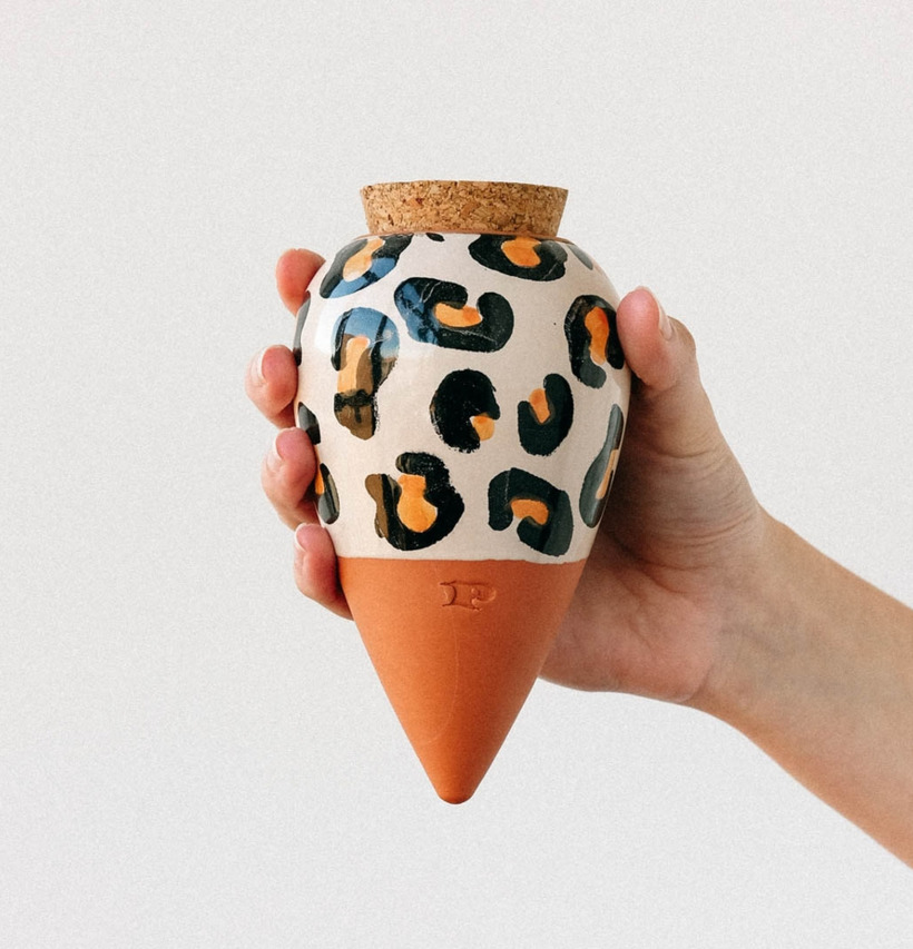 Bevattning Olla Leopard Pepin Självbevattnare Självbevattning Bevattningsglas Droppvattnare Droppbevattnare Droppbevattning