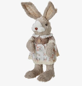 Bild av charmig påskhare i naturlig och jordnära stil