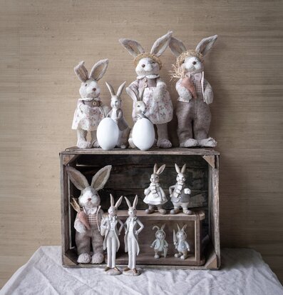 Bild av charmiga påskdekorationer för hemtrevlig känsla