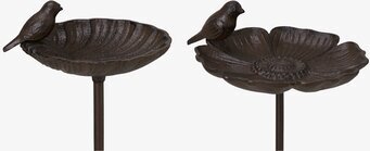 Bild av fågelbad i rustik design för trädgårdsinredning