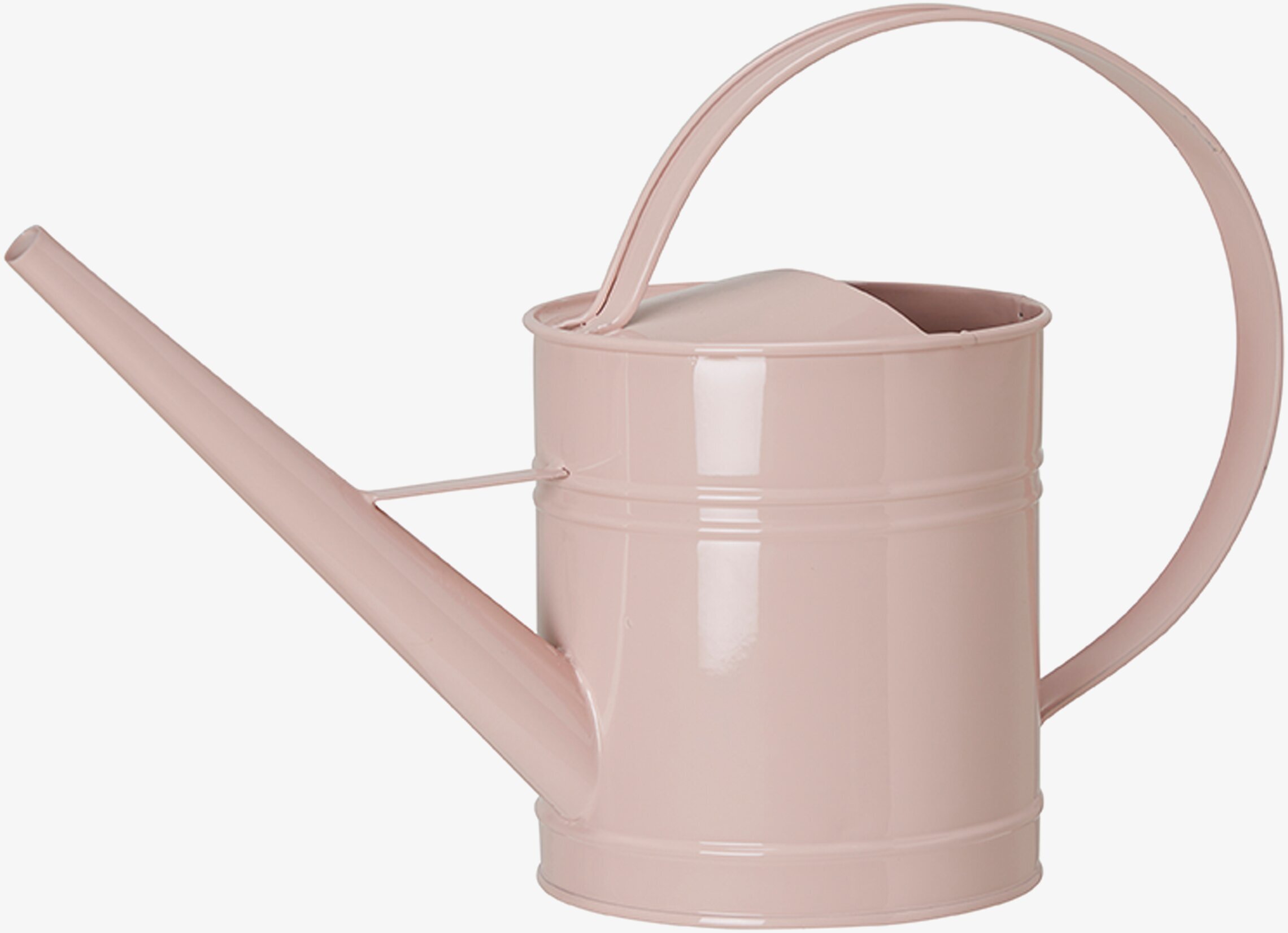 Foto av stilren rosa vattenkanna med elegant design