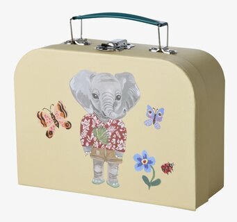 Bild av charmig väska med elefant och färgglada detaljer