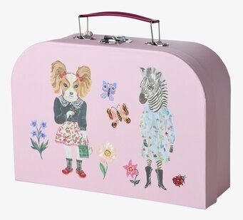 Bild av charmig väska med fantasifulla illustrationer