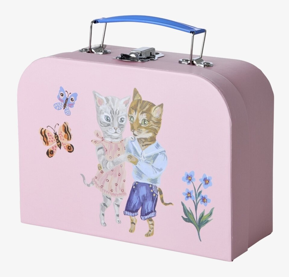 Väskor 3-Pack Cardboard Pink - Rice x Nathalie Lété Övrig prydnad/dekoration för inredning innemiljö