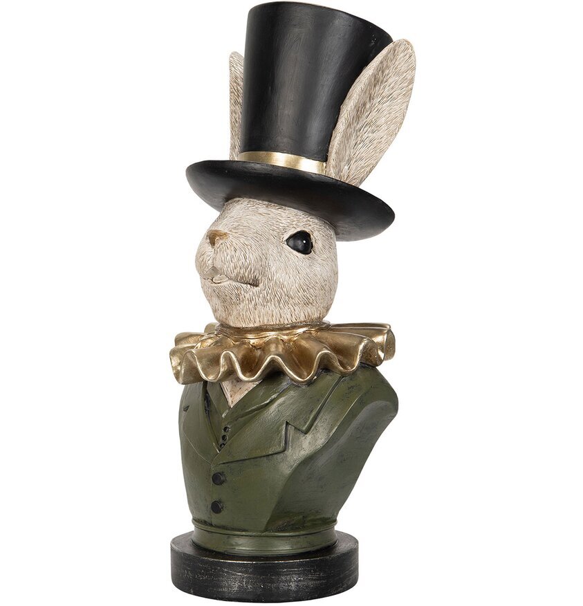 Kanin Med Hatt Poly A Lot Decoration Kaniner för prydnad/dekoration Prydnadskaniner Dekorationskaniner Bunnys dekoration