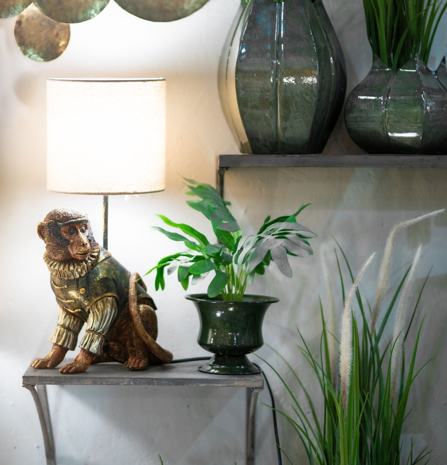 Lampfot Apa Herr Nilsson Poly A Lot Decoration Lampor Taklampor Golvlampor Bordslampor LED-lampor Ledlampor Fönsterlampor Ljusslingor