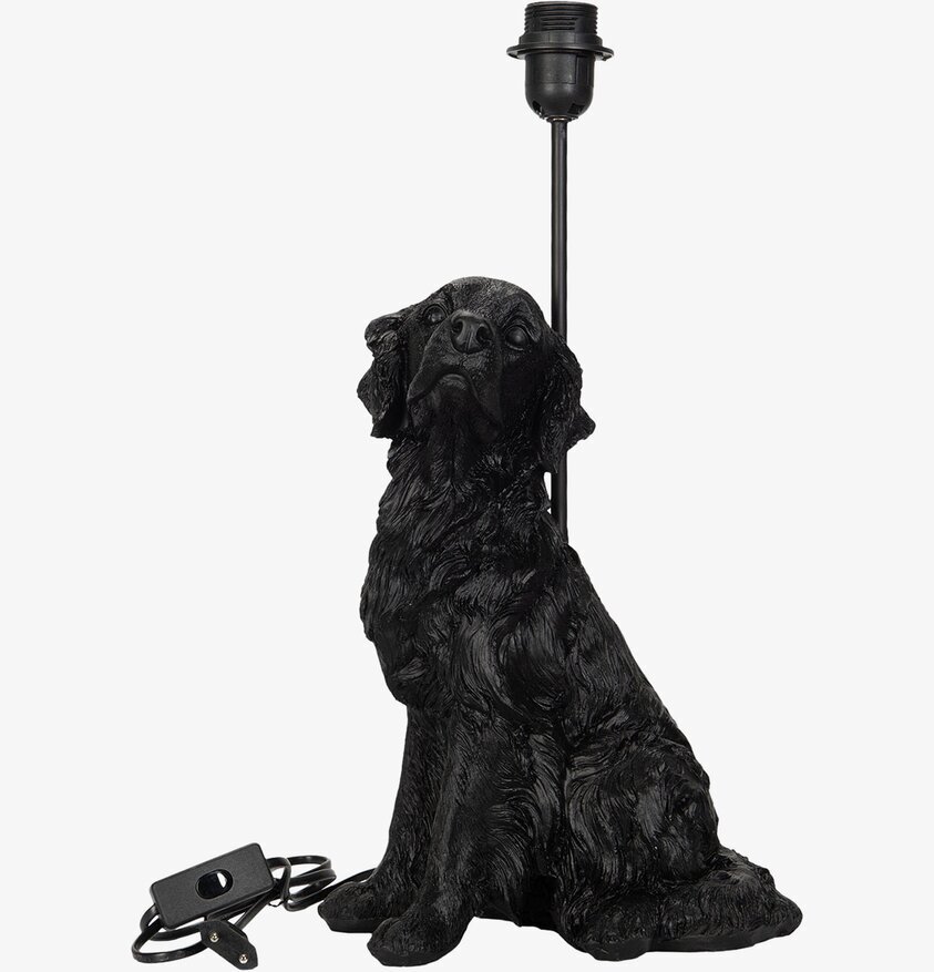 Lampfot Hund Svart Poly A Lot Decoration Lampor Taklampor Golvlampor Bordslampor LED-lampor Ledlampor Fönsterlampor Ljusslingor för