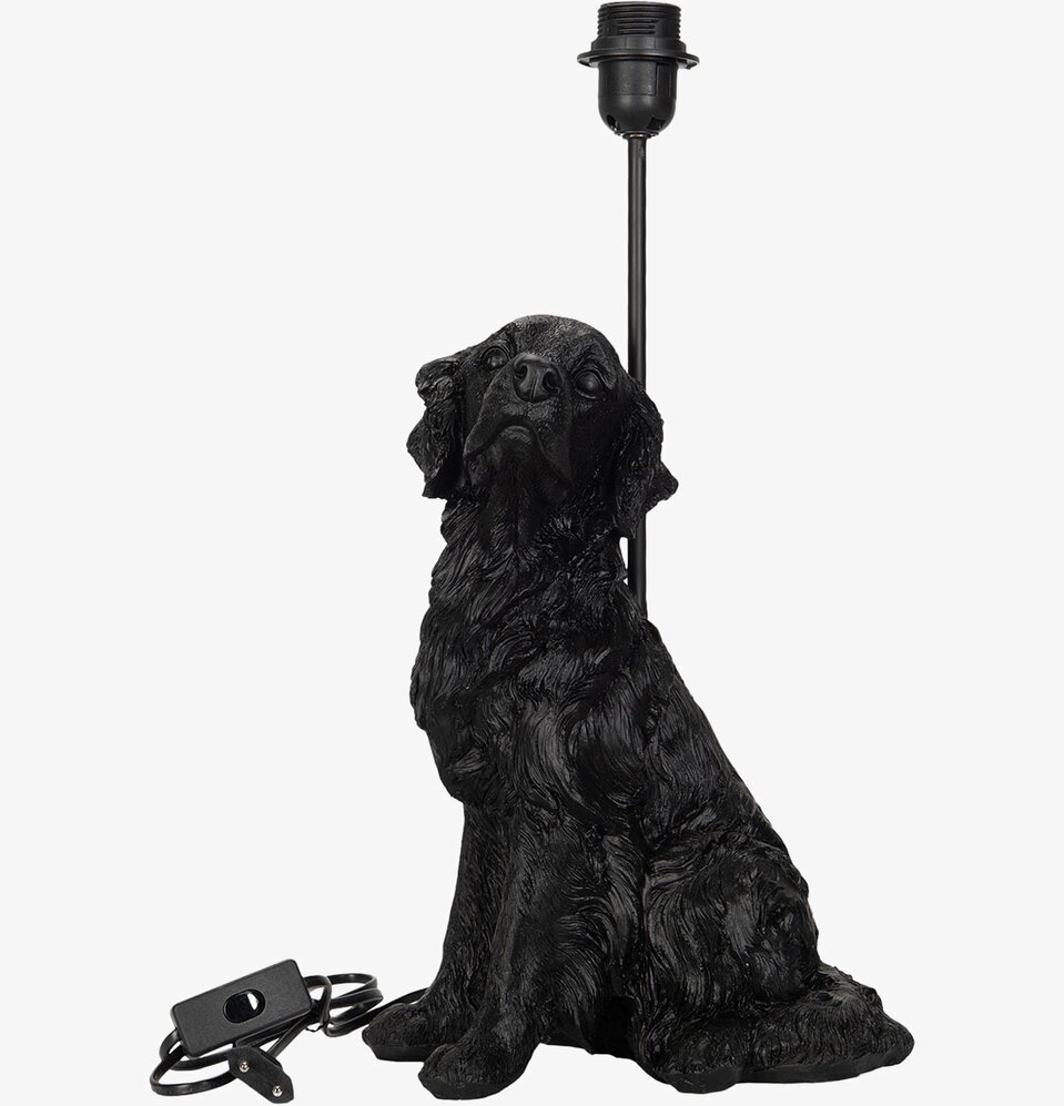 Lampfot Hund Svart Poly A Lot Decoration Lampor Taklampor Golvlampor Bordslampor LED-lampor Ledlampor Fönsterlampor Ljusslingor för