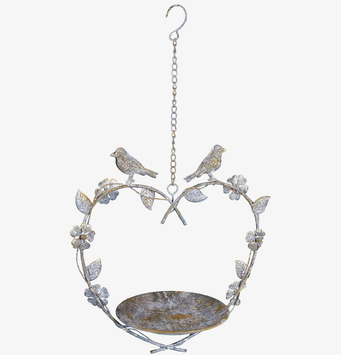Bild av dekorativ hängande trädgårdsprydnad i metall