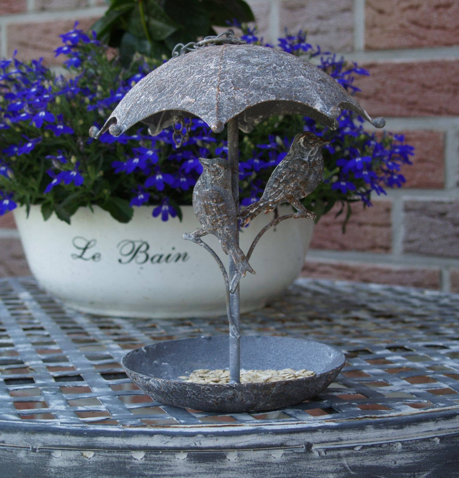 Hängande Fågelbad Rund Ambiente Haus