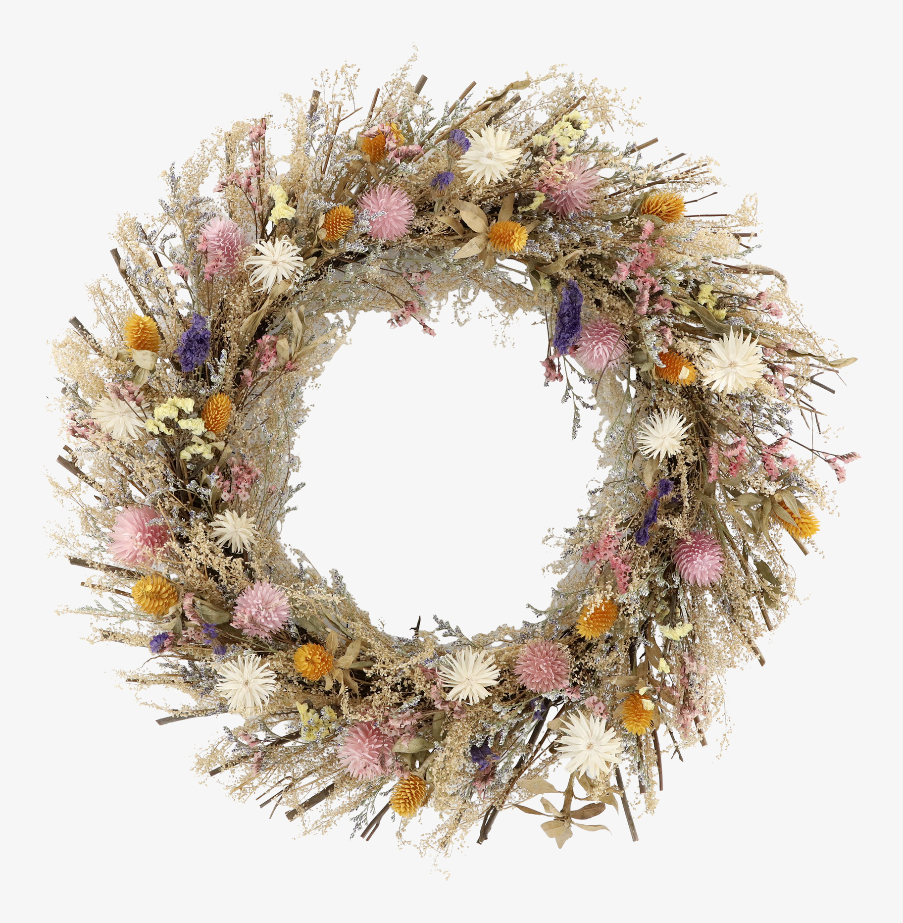 Fleur Krans Ø46cm Chic Antique Konstväxter Konstblommor Plastväxter Plastblommor