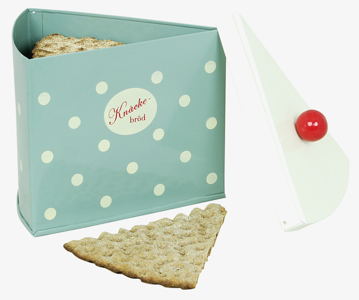 Plåtburk Trekant Knäckebröd Betty från Strömshaga i kök