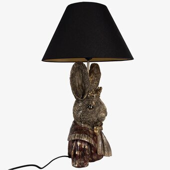 Bordslampa Kanin Antik H61cm Clayre & Eef Lampor Taklampor Golvlampor Bordslampor LED-lampor Ledlampor Fönsterlampor Ljusslingor för