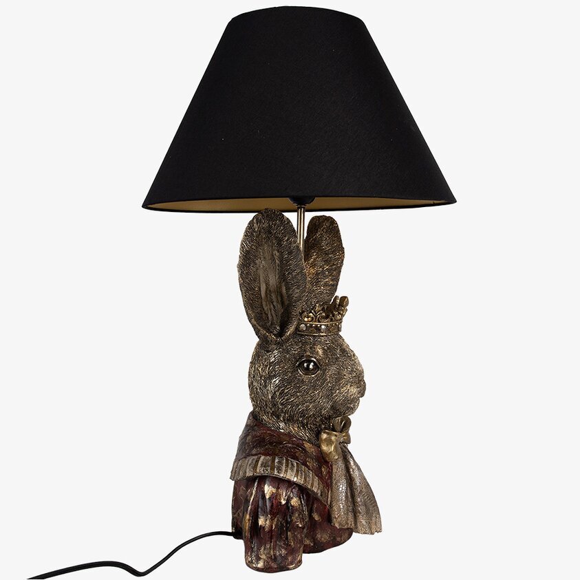 Bordslampa Kanin Antik H61cm Clayre & Eef Lampor Taklampor Golvlampor Bordslampor LED-lampor Ledlampor Fönsterlampor Ljusslingor för