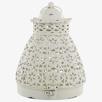 Ljuslykta Antique Creme Chic Ljusstakar Adventsstakar Ljushållare Ljushyllor Lyktor Endless Light Ljuslyktor