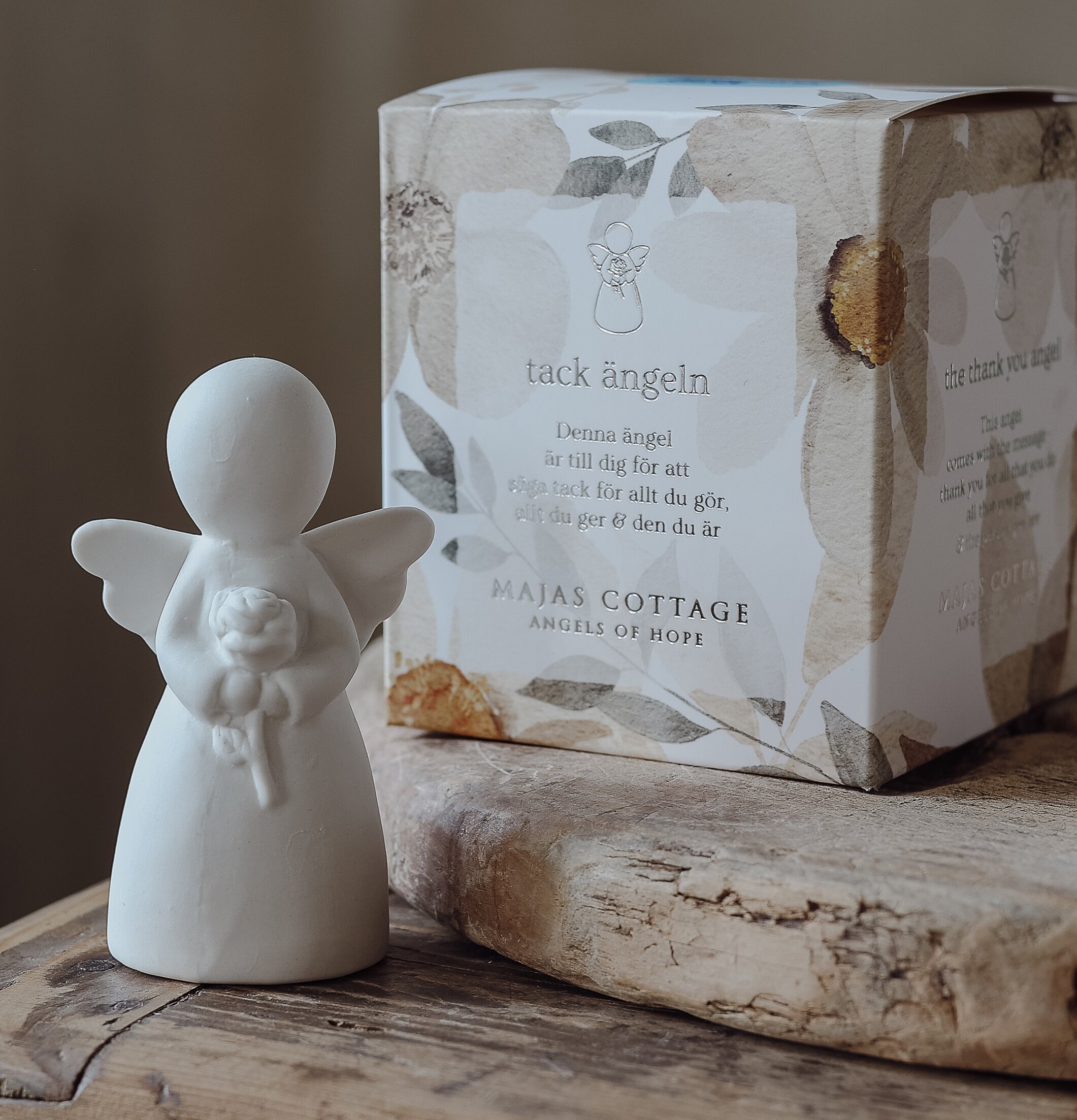 Tack Ängeln Inkl Gåvobox Majas Cottage Övrig prydnad/dekoration för inredning innemiljö