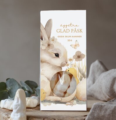 Bild av elegant påskgodis i harmonisk förpackning