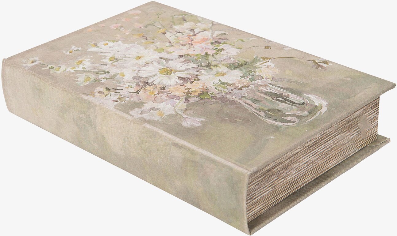 Boklåda Bukett A Lot Decoration Förvaringslådor och korgar Boxar Förvaringsboxar Porslinsboxar Trälådor Smyckesboxar i porslin Förvaringsbrickor