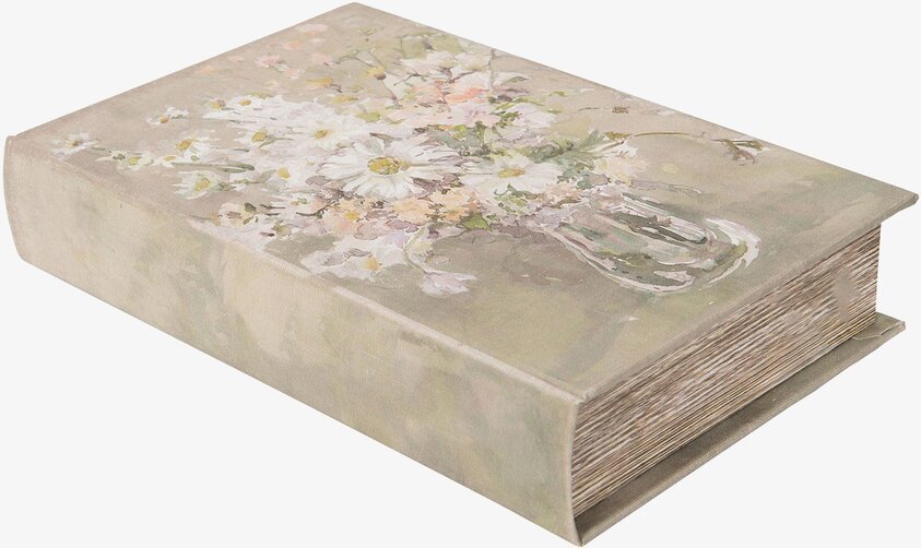 Boklåda Bukett A Lot Decoration Förvaringslådor och korgar Boxar Förvaringsboxar Porslinsboxar Trälådor Smyckesboxar i porslin Förvaringsbrickor