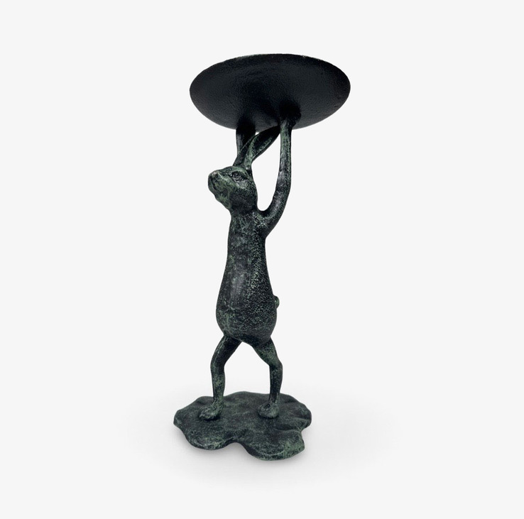 Fågelbad Bunny Antik koppar Miljögården