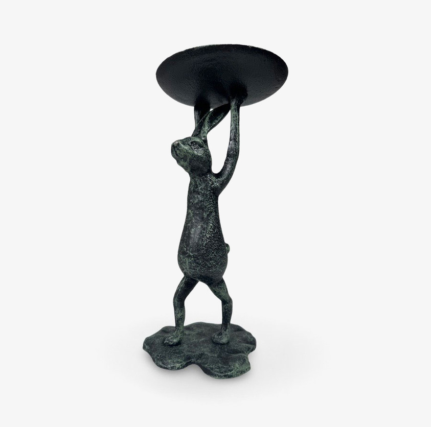 Fågelbad Bunny Antik koppar Miljögården