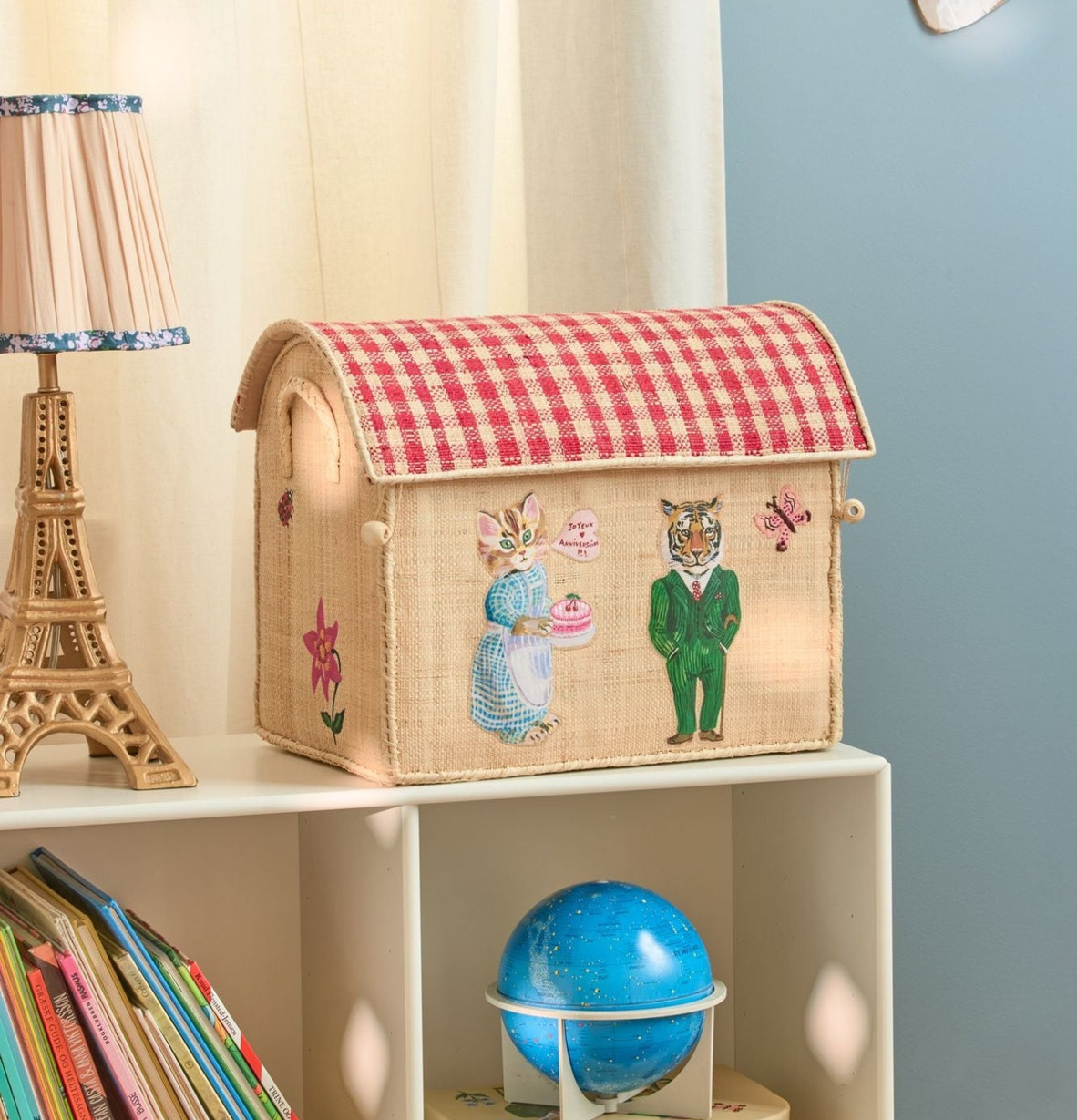 Förvaringshus Nathalie Lété Theme Rice Förvaringslådor och korgar Boxar Förvaringsboxar Porslinsboxar Trälådor Smyckesboxar i porslin Förvaringsbrickor