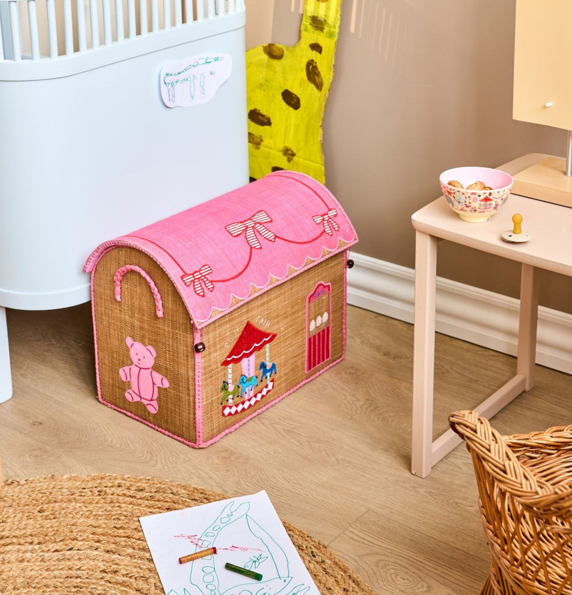 Förvaringshus Fun Fair Theme Pink Rice