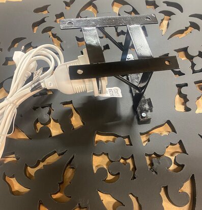 Tempeltavla Med Belysning Svart Different Design Lampor Taklampor Golvlampor Bordslampor LED-lampor Ledlampor Fönsterlampor Ljusslingor för dekoration