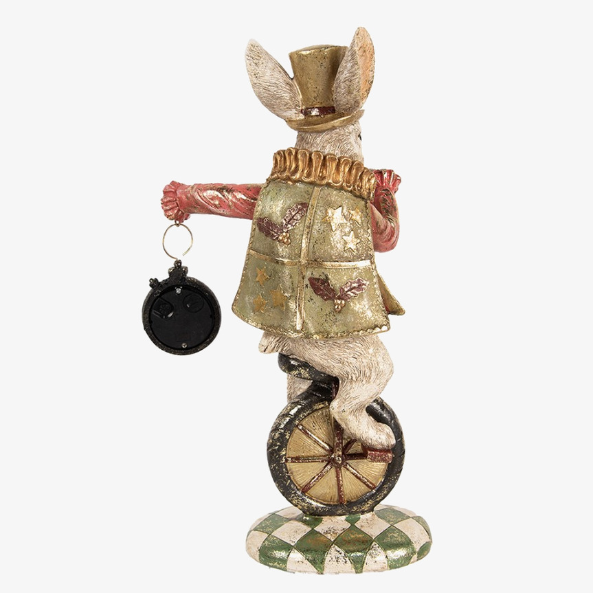 Kanin Deco Enhjuling Clayre & Eef Kaniner för prydnad/dekoration Prydnadskaniner Dekorationskaniner Bunnys dekoration