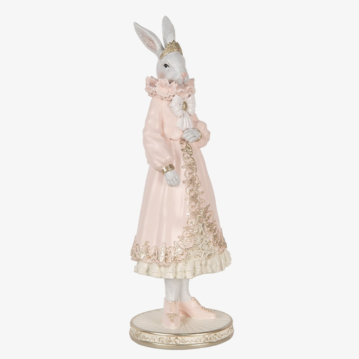 Figurin Kanin Rosa Clayre & Eef Kaniner för prydnad/dekoration Prydnadskaniner Dekorationskaniner Bunnys dekoration