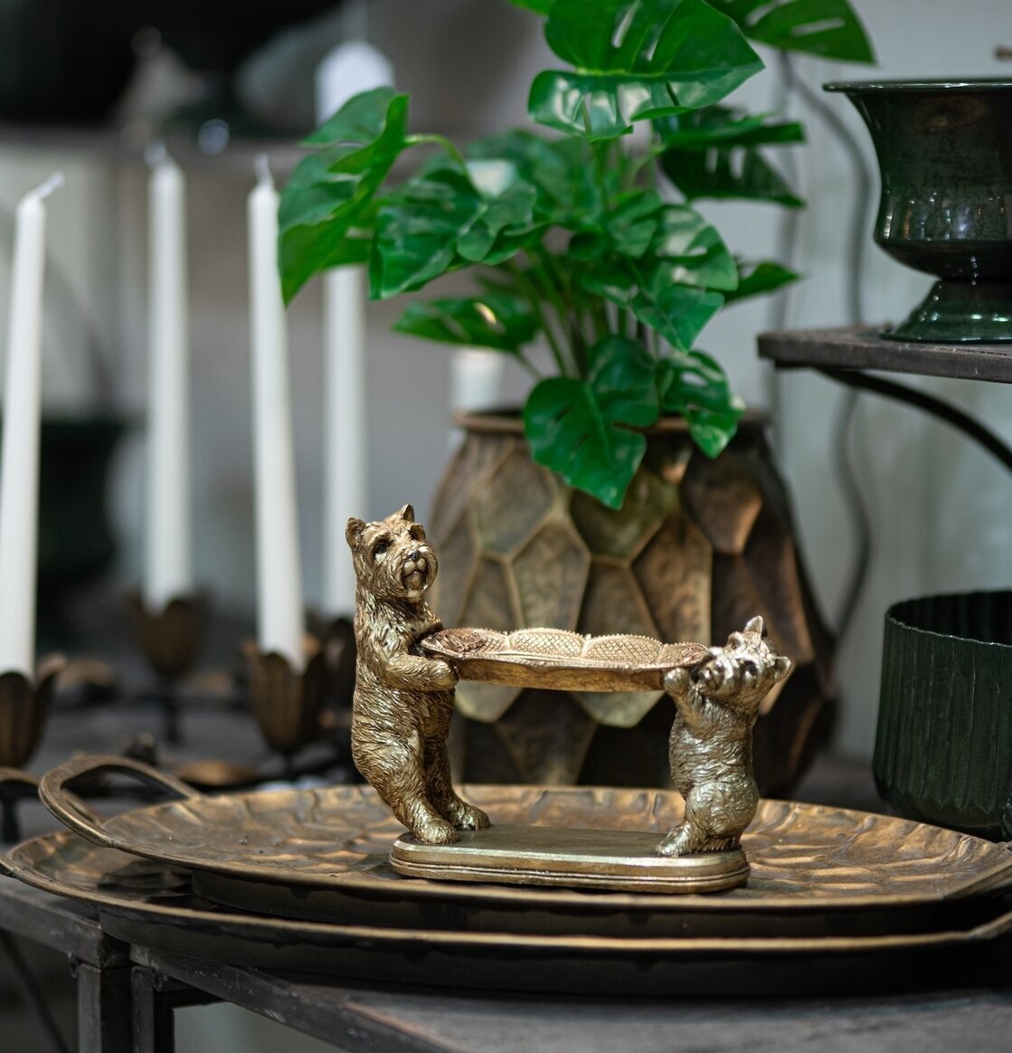 Terrier Med Fat Poly A Lot Decoration Övrig prydnad/dekoration för inredning innemiljö