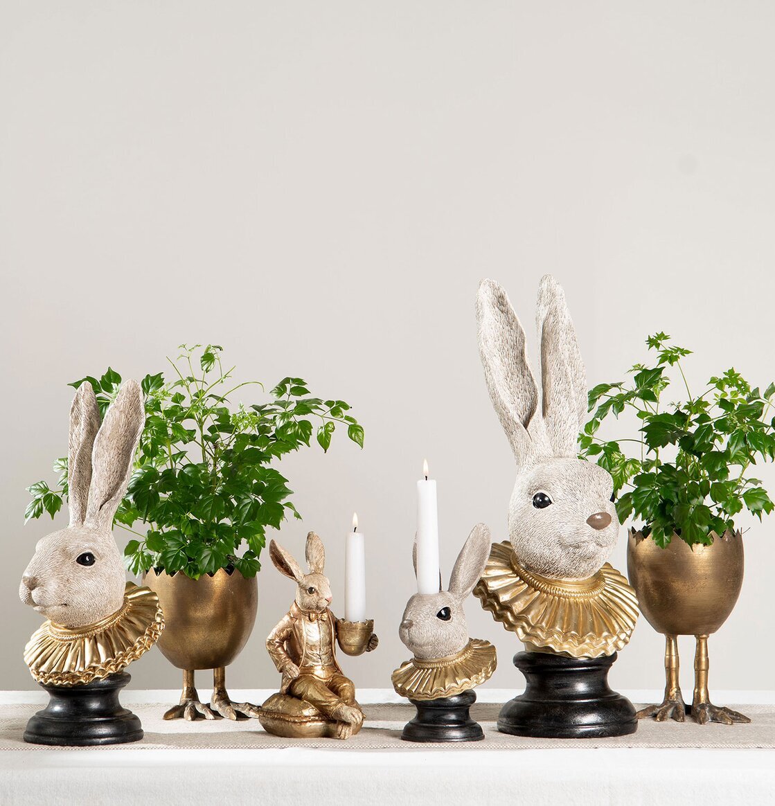 Ljushållare Herr Kanin Poly A Lot Decoration Ljusstakar Adventsstakar Ljushyllor