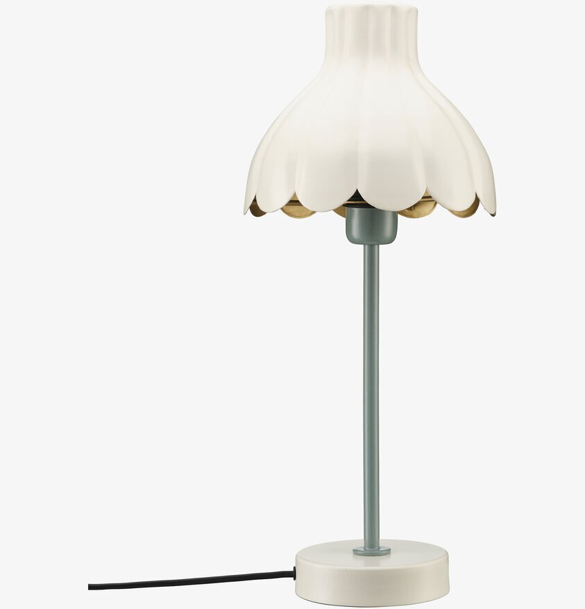 Wera Bordslampa Offwhite/Grön PR Home Lampor Taklampor Golvlampor Bordslampor LED-lampor Ledlampor Fönsterlampor Ljusslingor för dekoration