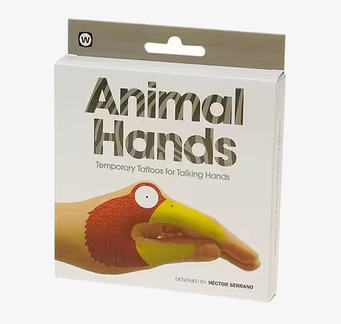 Förpackning av Handtatueringar Djur från Worldwide co