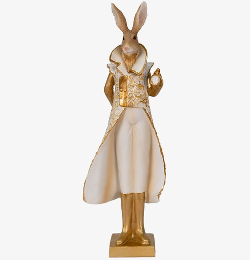 Dekoration Kanin Herr Guld Clayre & Eef Kaniner för prydnad/dekoration Prydnadskaniner Dekorationskaniner Bunnys dekoration