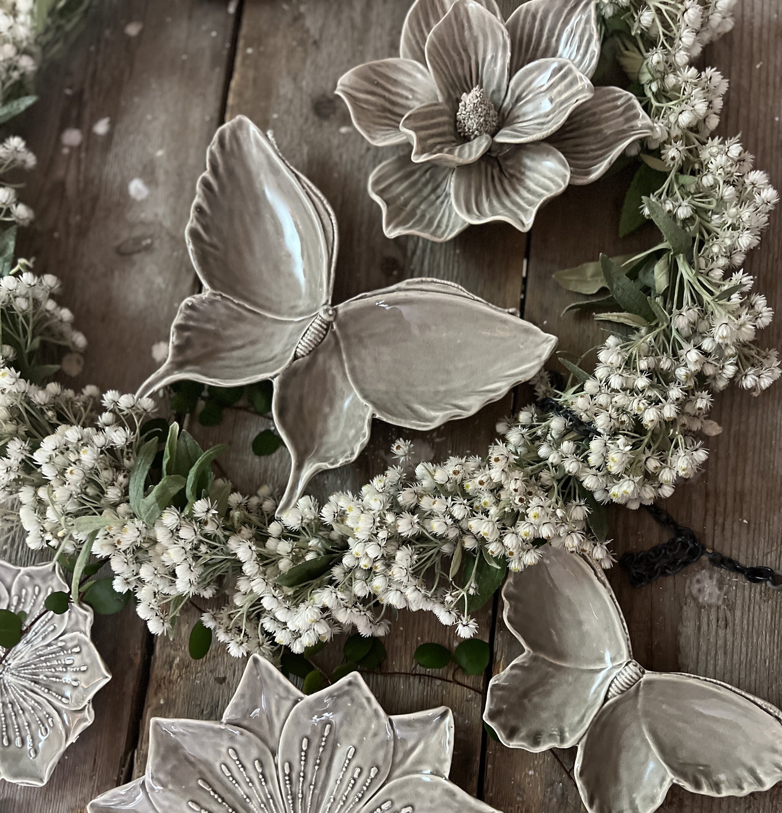 Fjärilsfat Garden Stor Grå Liten Mitt & Ditt Underbara Liv Övrig prydnad/dekoration för inredning innemiljö utemiljö