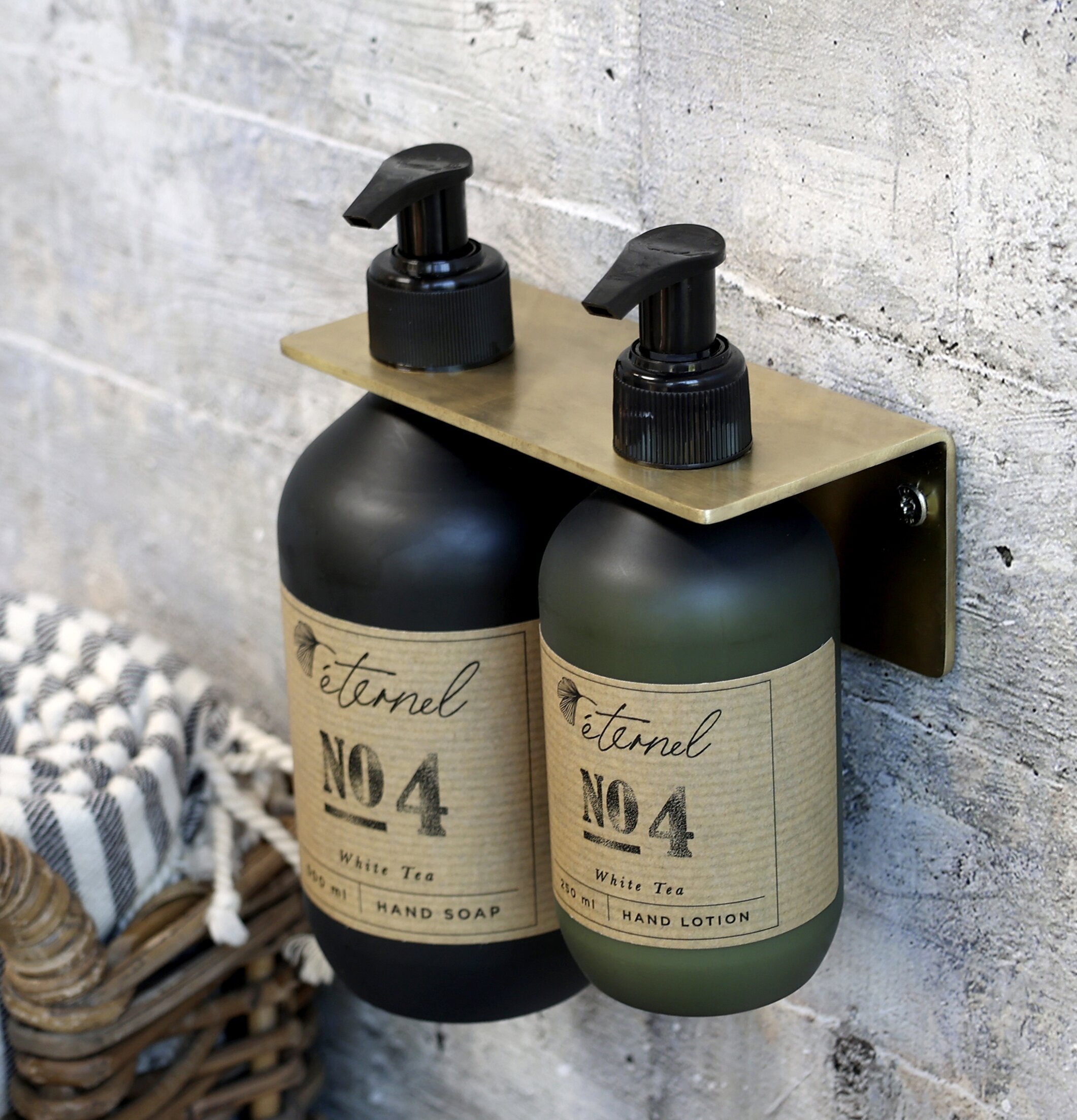 Väggupphäng Glasflaskor Mässing Chic Antique Övrig prydnad/dekoration för inredning innemiljö