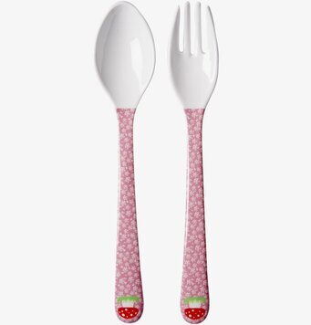 Bestickset Svamp från Rice med lekfull design och blommönster