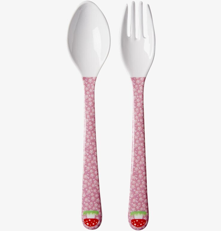 Bestickset Svamp från Rice med lekfull design och blommönster