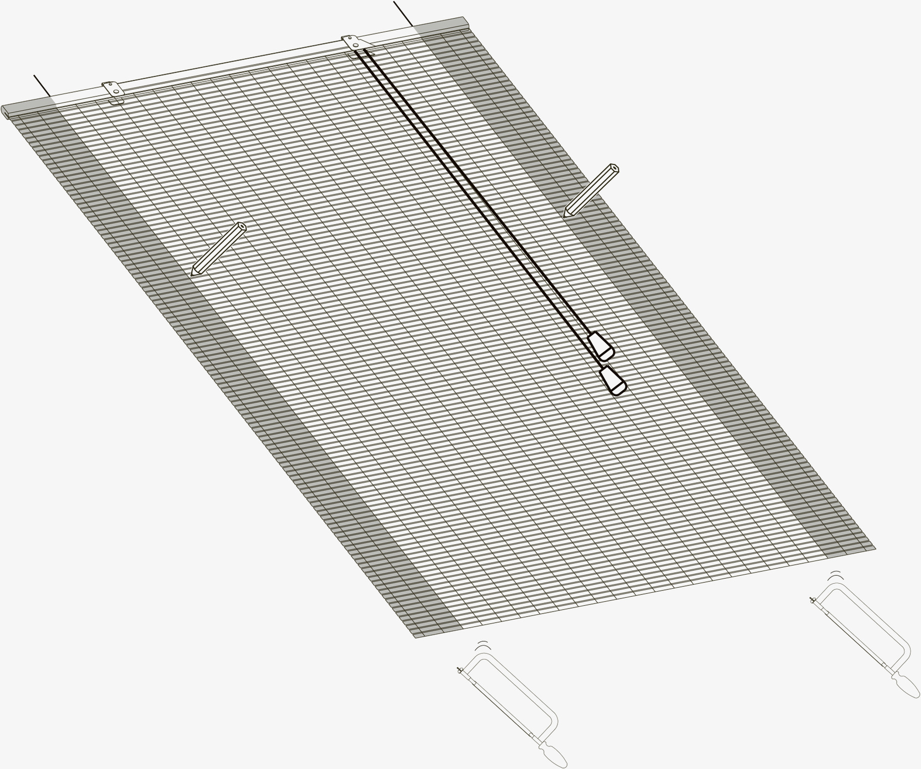 Rullgardin Bambu 210cm Chic Antique Övrig prydnad/dekoration för inredning innemiljö