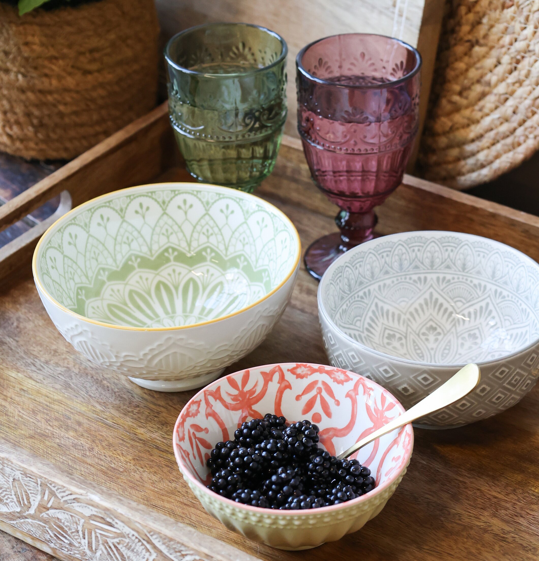 Skål Arés Grön Chic Antique Skålar att äta ur tilltugg Såskannor/Vispskål servering Matlådor Förvaring av lunch/mat