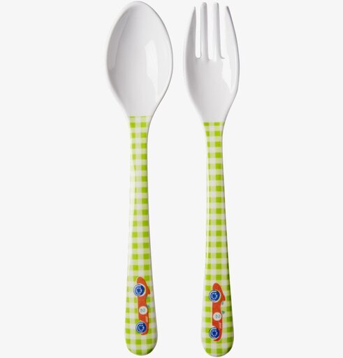 Bestickset Bil från Rice med färgglad design för barn