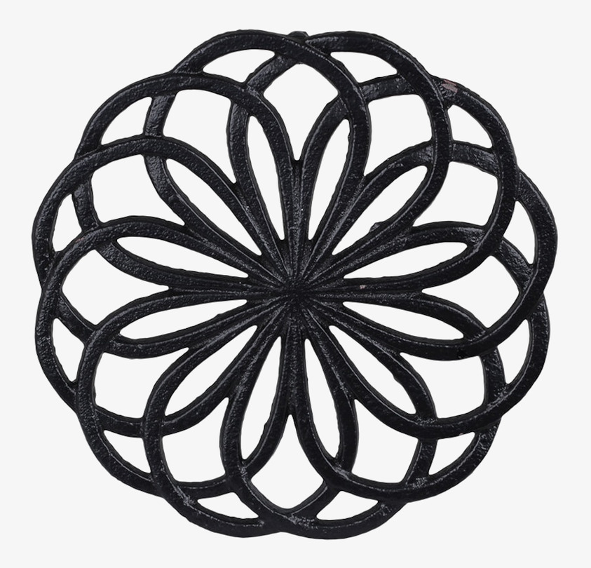 Grytunderlägg Blomma Järn Strömshaga Karottunderlägg