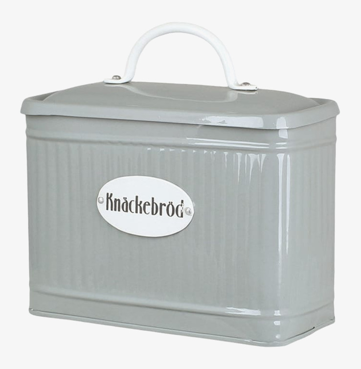 Plåtburk Hugo Knäckebröd Grön Strömshaga Plåtburkar Metallburkar