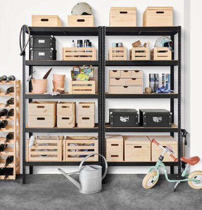 Bild av stilrena och praktiska förvaringslösningar