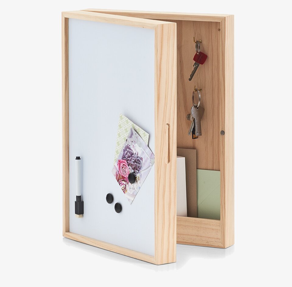 Nyckelskåp Med Whiteboard Zeller Nyckelförvaring Nyckelhängare