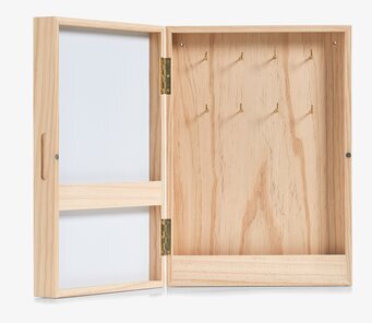 Bild av stilrent nyckelskåp med smart funktionalitet