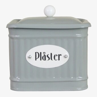 Bild av stilfull plåtburk med grön och elegant design